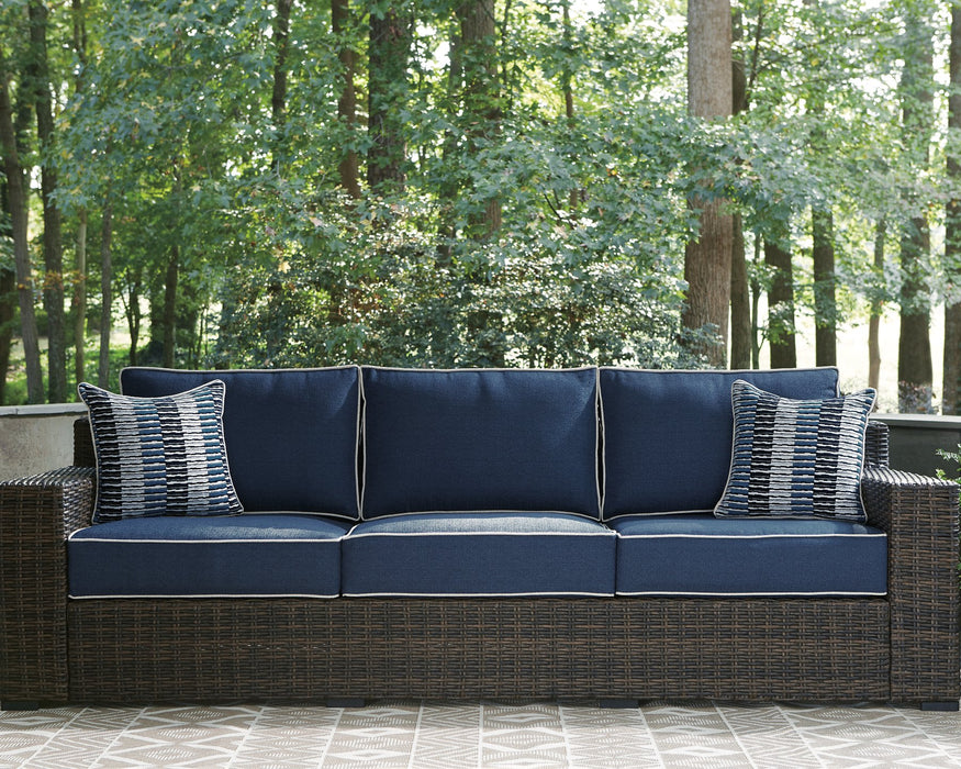 Grasson Lane Outdoor Sofa and Loveseat with Ottoman - All Brands Furniture (NJ)