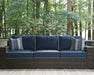 Grasson Lane Outdoor Sofa and Loveseat with Lounge Chairs and End Table - All Brands Furniture (NJ)