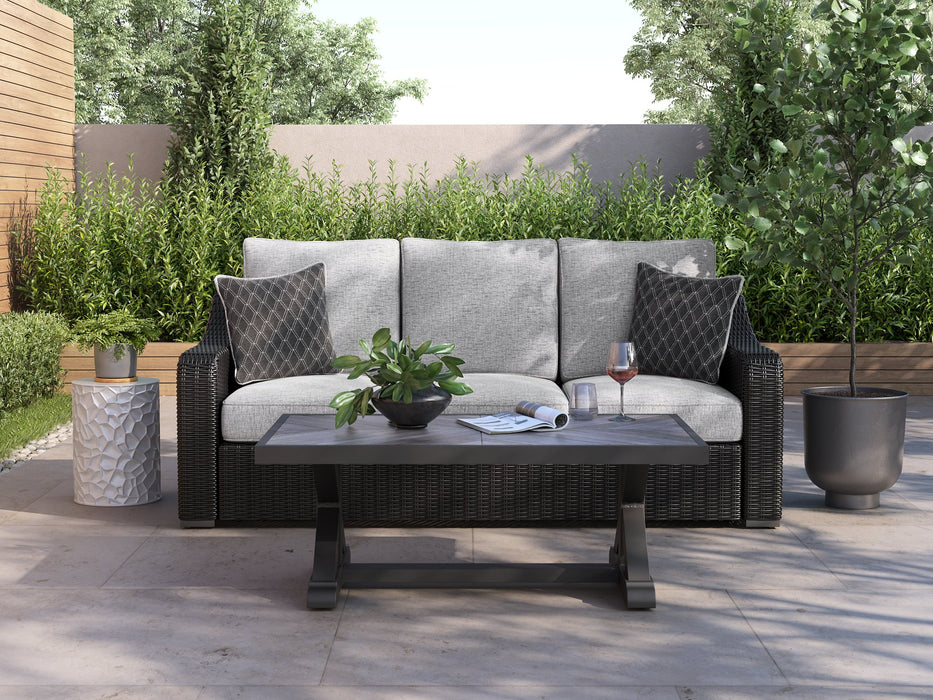 Beachcroft Outdoor Sofa with Cushion - All Brands Furniture (NJ)