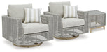 Seton Creek Outdoor Seating Set - All Brands Furniture (NJ)