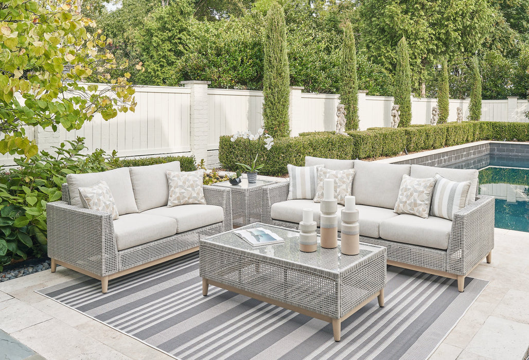 Seton Creek Outdoor Seating Set - All Brands Furniture (NJ)