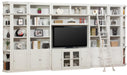 Parker House Boca 9-Piece Library Wall in Cottage White