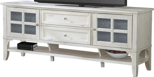 Parker House Hilton TV Console in Vintage Antique Storm