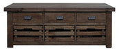 Parker House Lapaz Cocktail Table in Rustic Worn Fine