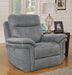 Parker House Mason Recliner Power with USB Charging Port and Power Hradrest in Carbon
