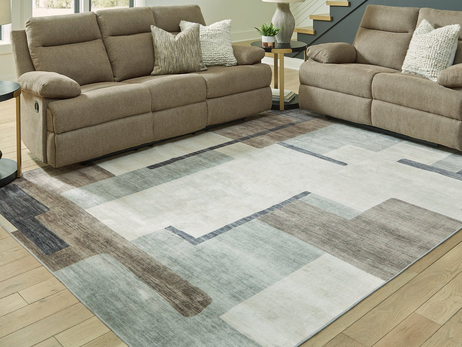 Larkport Washable Area Rug - All Brands Furniture (NJ)