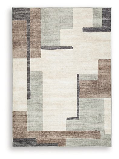 Larkport Washable Area Rug - All Brands Furniture (NJ)