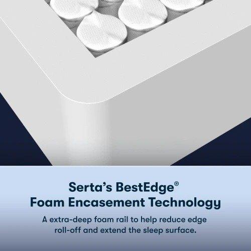 Serta Perfect Sleeper Innerspring Mattress Adoring Night Firm Tight Top - Full image