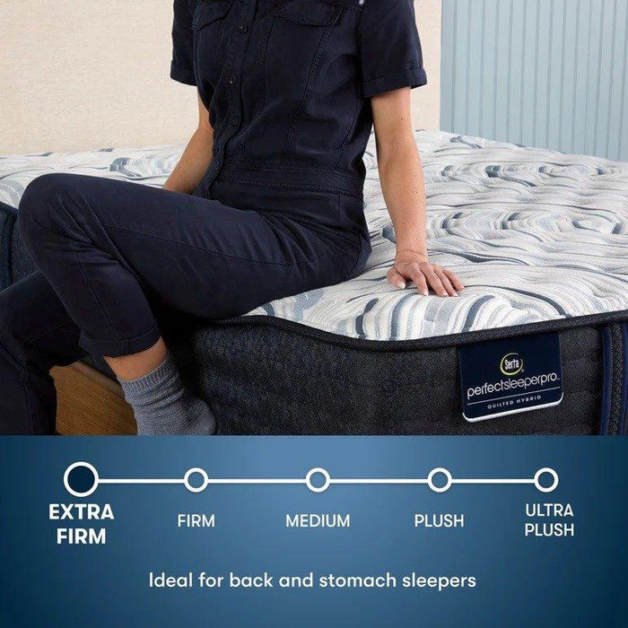 Serta Perfect Sleeper Pro Mattress Hampton Extra Firm Tight Top - All Brands Furniture (NJ)