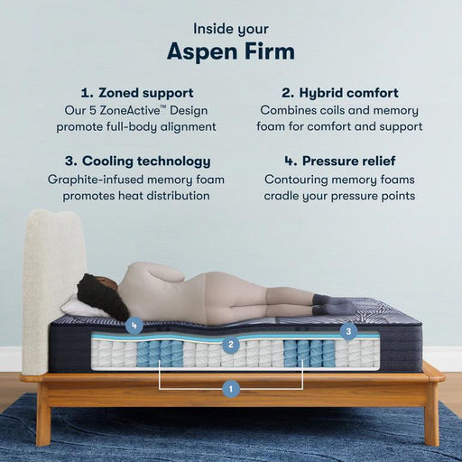 Serta Perfect Sleeper X Hybrid Mattress Aspen Firm - All Brands Furniture (NJ)