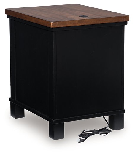 Wildenauer Chairside End Table - All Brands Furniture (NJ)