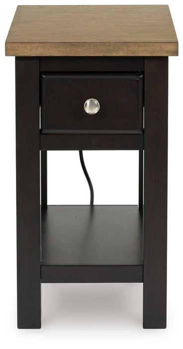 Drazmine Chairside End Table - All Brands Furniture (NJ)