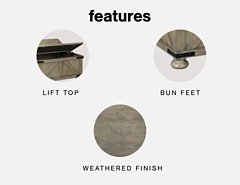 Aldwin Coffee Table With Storage - All Brands Furniture (NJ)