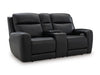 5Z-Comfort Power Reclining Loveseat with Console - All Brands Furniture (NJ)