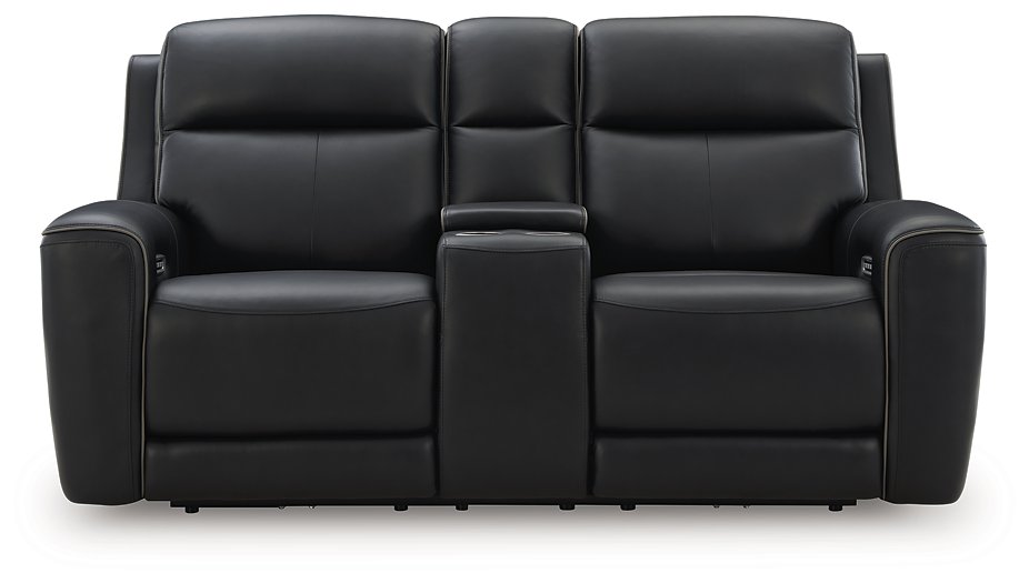 5Z-Comfort Power Reclining Loveseat with Console - All Brands Furniture (NJ)