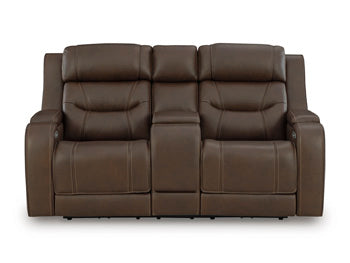 Knightington Power Reclining Loveseat with Audio Seating - All Brands Furniture (NJ)