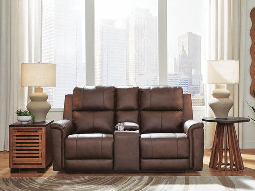 Bleckley Power Reclining Loveseat with Console - All Brands Furniture (NJ)