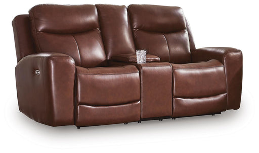 Next Move Power Reclining Loveseat with Console - All Brands Furniture (NJ)