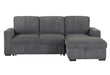 U2660 Grey L Sectional Pullout - All Brands Furniture (NJ)