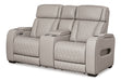 Boyington Power Reclining Loveseat with Console - All Brands Furniture (NJ)