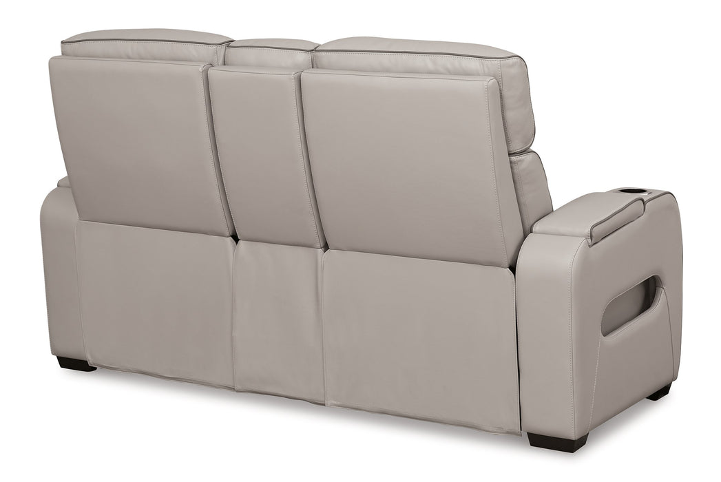 Boyington Power Reclining Loveseat with Console - All Brands Furniture (NJ)
