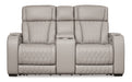 Boyington Power Reclining Loveseat with Console - All Brands Furniture (NJ)