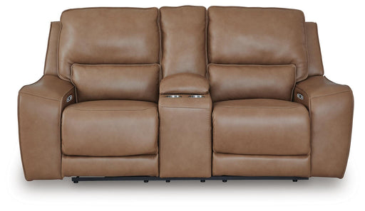 DeepWakes Power Reclining Loveseat with Console - All Brands Furniture (NJ)