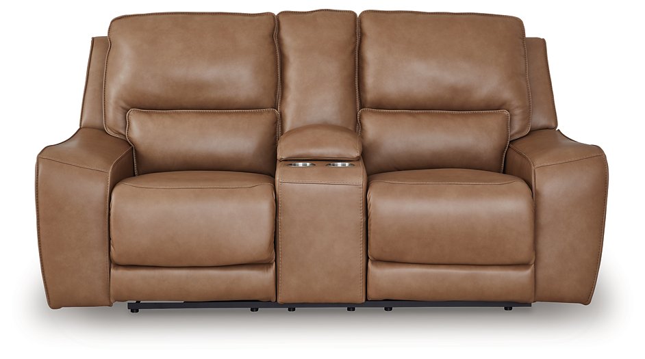 DeepWakes Power Reclining Loveseat with Console - All Brands Furniture (NJ)