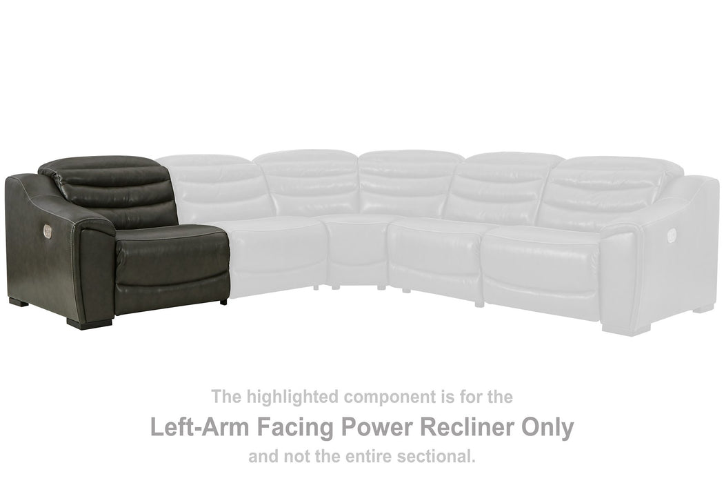 Center Line 3-Piece Power Reclining Loveseat with Console - All Brands Furniture (NJ)