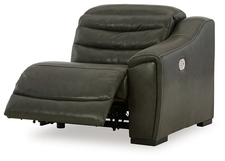 Center Line 3-Piece Power Reclining Loveseat with Console - All Brands Furniture (NJ)
