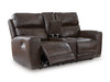 Crossplex Power Reclining Loveseat with Console - All Brands Furniture (NJ)