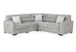 U9401 Nickel Sectional With 3 Pillows - All Brands Furniture (NJ)