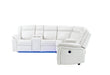 Um02 Blanche White Sectional - All Brands Furniture (NJ)
