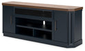 Landocken 83" TV Stand with Electric Fireplace - All Brands Furniture (NJ)