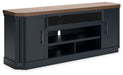 Landocken 83" TV Stand with Electric Fireplace - All Brands Furniture (NJ)