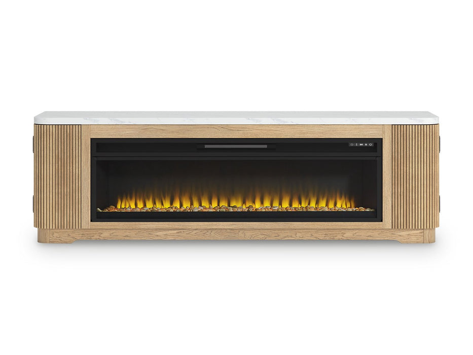 Camdill 80" TV Stand with Electric Fireplace - All Brands Furniture (NJ)