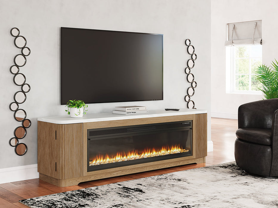 Camdill 80" TV Stand with Electric Fireplace - All Brands Furniture (NJ)