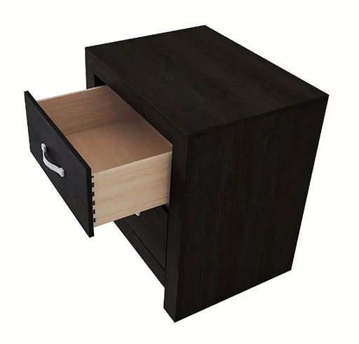 Crown Mark Furniture Jaylen 2 Drawer Nightstand in Black - All Brands Furniture (NJ)