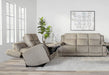 Parker Living Penfield - Frappe Power Reclining Sofa and Loveseat