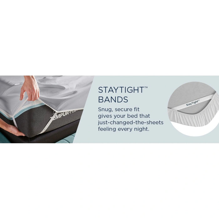 TEMPUR Classic Cotton Sheet Set Sleepy Silver Mist