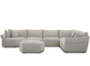 Parker Living Playful - Canes Cobblestone Ottoman with Casters