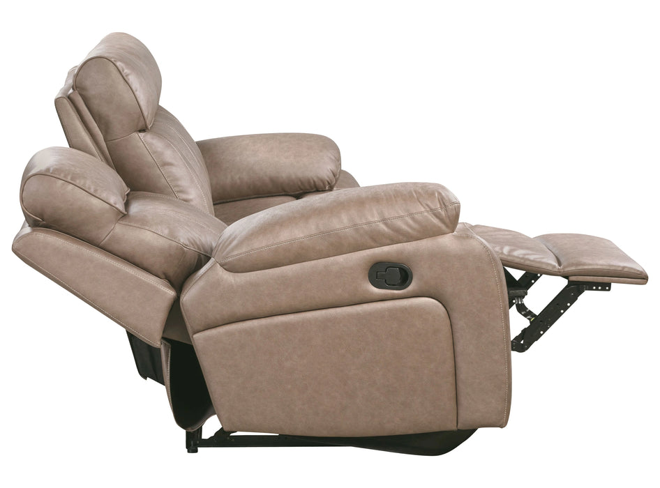 Parker Living Theon - Stokes Toffee Manual Reclining Sofa and Loveseat