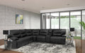 Parker Living Spartacus 6 Piece Modular Power Reclining Sectional with Power Adjustable Headrests