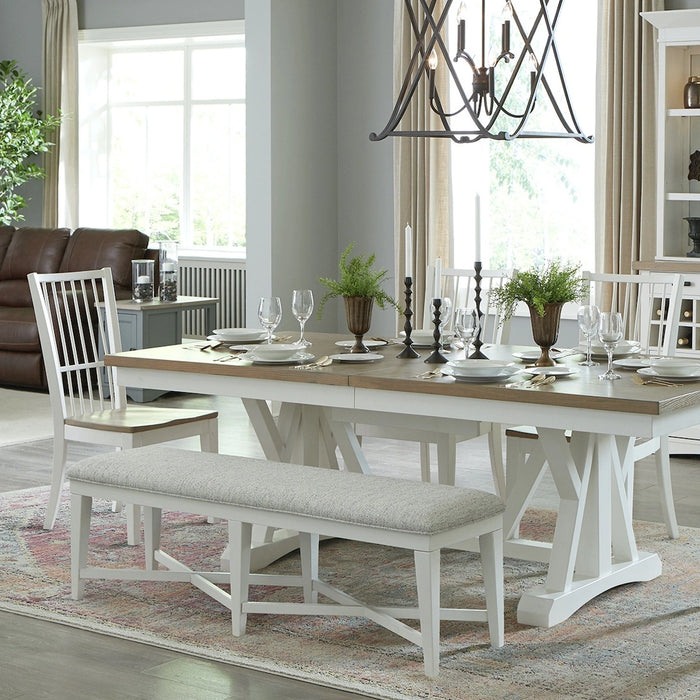 Parker House Americana Modern Dining 49 Inch Upholstered Counter Bench