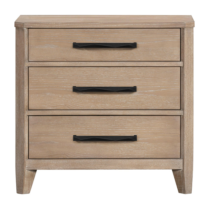 Parker House Breckenridge - Bedroom Queen Bed 2 Nightstands and Dresser with Mirror