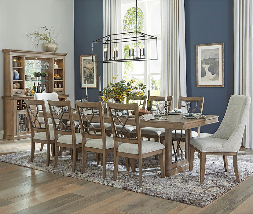 Parker House Sundance Dining - Sandstone Grid Dining Chair Two Pack