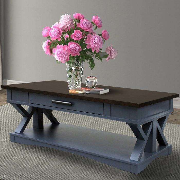 Parker House Americana Modern Cocktail Table with 2 End Tables