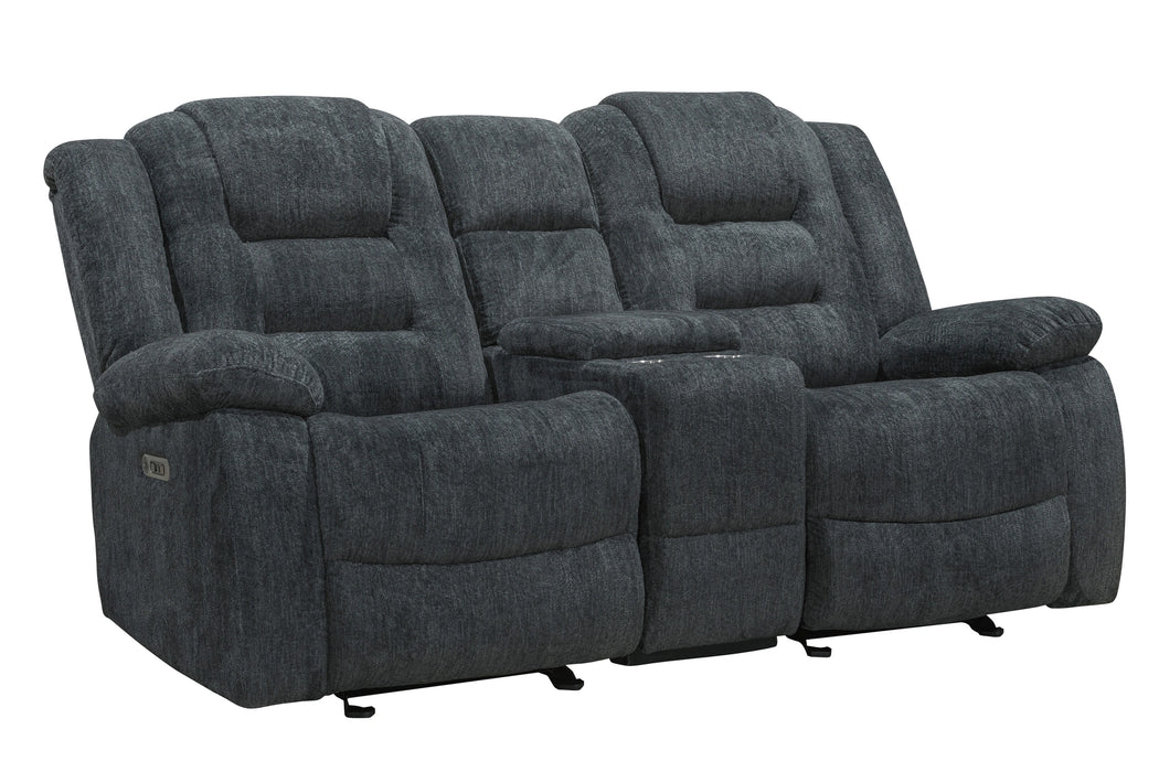 Parker Living Bolton - Misty Storm Manual Reclining Sofa Loveseat and Recliner