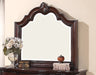 Crown Mark Furniture Sheffield Dresser Mirror in Dark Cherry - All Brands Furniture (NJ)