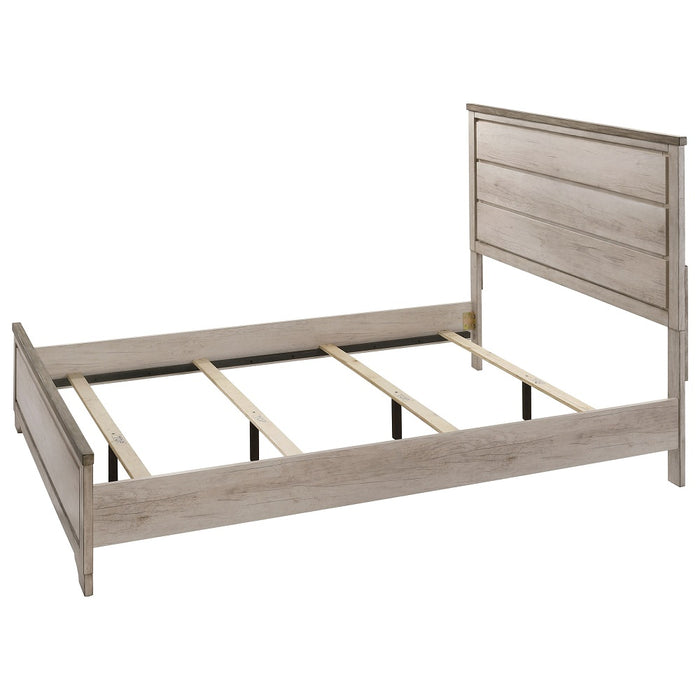Crown Mark Patterson Queen Panel Bed in Driftwood Grey - All Brands Furniture (NJ)
